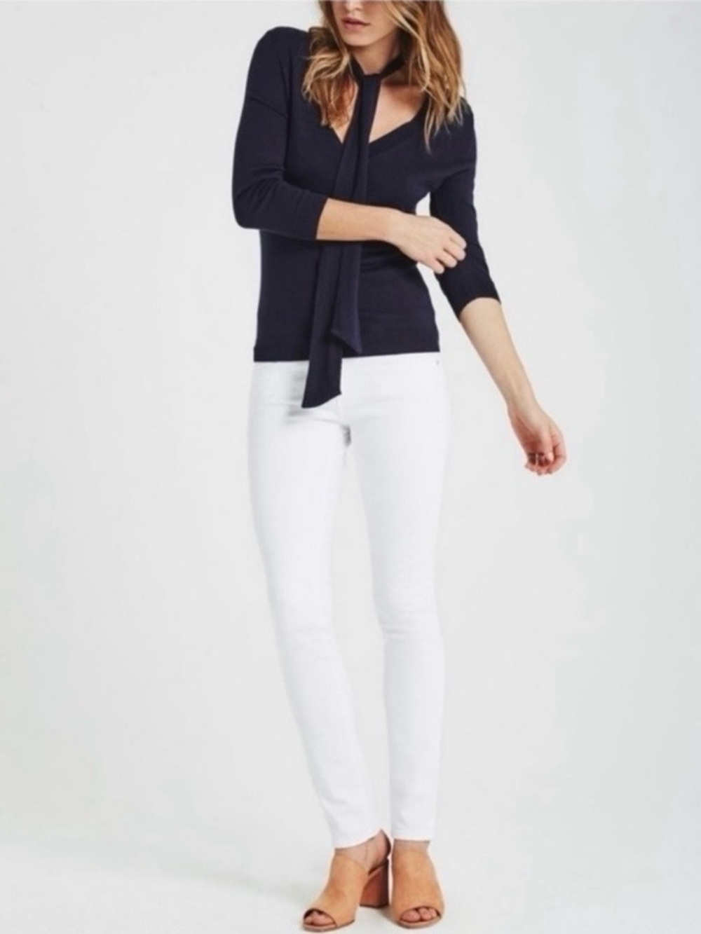 šAG White Jeans - The Stilt Cigarette - Size 27 - White - Pristine